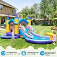 thumbnail image 3 of Infans Kids Inflatable Water Slide w/ Slide Splash Pool Water Cannon Blower Excluded, 3 of 7