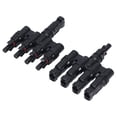 thumbnail image 3 of Photovoltaic Connector, T Branch Connectors Pressure Welding Self Locking System PPO Material With IP67 Protection For Power Generation For Construction Sites, 3 of 8