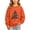 Orange, variant on Edvintorg Girls Sweatshirt Christmas Printed Long Sleeve Fleece Pullover Top Loose Casual Sweatshirts Teen Girl Clothes Size 2-15