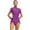 Purple, variant on Doomiva Women's Rhinestones Fringe Gymnastics Leotard Unitards Rhythmic Gymnastics Dancewear Burgundy XXL