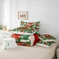 thumbnail image 6 of Castle Fairy Highland Cow 7-Piece Twin Geometric Plaid Christmas Ultra Soft Bedding Set, 6 of 8