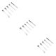 thumbnail image 4 of Wosthever 5 unids/set cucharas medidoras Mini cucharas de medida graduadas de acero inoxidable accesorio de cocina Type1, 4 of 6
