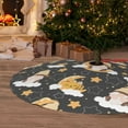 thumbnail image 6 of Yiaed Cute Bee Gnome Print Christmas Tree Skirt , Tree SkirtsTree Mat for Christmas Winter Holiday Indoor Decorations-48", 6 of 7