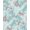 Teal Grey White, Pattern 3, variant on ODIKA Grunge Dyeing Bordered Turquoise Accents Flat Printed Surface Pet Friendly & Kids Safe Play for Playroom, Bedroom, Reading Nook