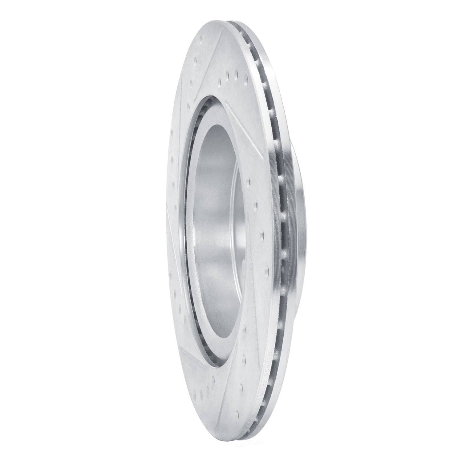 Dynamic Friction Company 631-68019R DFC Brake Rotor - Drilled And Slotted - Silver