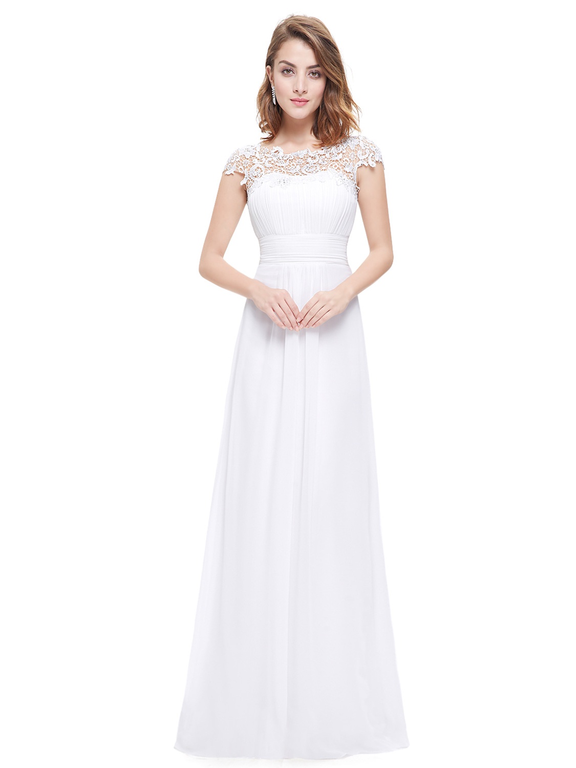 white gown for ladies