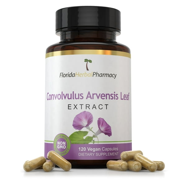 Florida Herbal Pharmacy, Convolvulus Arvensis Leaf Extract Capsules 10:1 (120 Capsules) 500 mg per Capsule, 1000 mg Serving