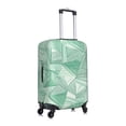thumbnail image 4 of Multi-Size Suitcase Protective Cover Full Range Double Stitching Invisible Zipper For Travel Business Lightseagreen Geometric Lines_2 X-Large, 4 of 8