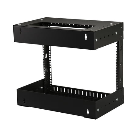 UPC: 0065030842471 | StarTech.com RK812WALLOA 8U Open Frame Wall Mount Equipment Rack – Adjustable Depth