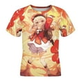 thumbnail image 4 of Genshin Impact Kids Short Sleeve Tee Shirt Novelty Crewneck T-Shirts Unisex Summer Blouse Tops for Boys Girls 140CM, 4 of 8