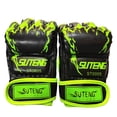 thumbnail image 1 of Mitones de boxeo de medio dedo Mitones de boxeo de entrenamiento MMA Guantes de saco de boxeo tailandés Guantes de deportes al aire libre para Sanda Kickboxing Sparring Grapple Artes marciales Muay Th, 1 of 7