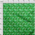 thumbnail image 2 of oneOone Viscose Chiffon Green Fabric Batik Fabric For Sewing Printed Craft Fabric By The Yard 42 Inch Wide, 2 of 4