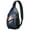 Starry, variant on Starry Night Sky Sling Backpack, Celestial Planet and Nebula Design, Astronaut and Alien Themed Crossbody Bag for Sci-fi Fans
