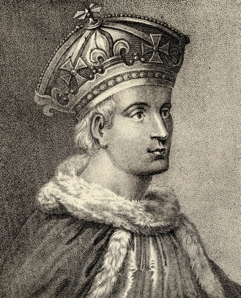 King Henry The Sixth Of England Founder Of Eton College And Kings College Cambridge From Memoirs Of Eminent Etonians By Sir Edward Creasy Published London 1876 Canvas Art - Ken Welsh Design Pics (13