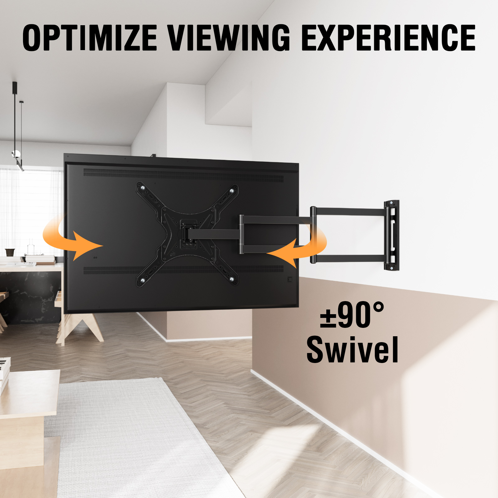Homount Full Motion TV Wall Mount, 26–65 In, 37.4 In Arm photo 6