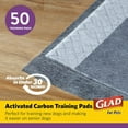 thumbnail image 2 of Glad Jumbo Leak Resistant Activated Carbon Training Pads for Large Breed Dogs, 28in x 30in, 50 Count, 2 of 13
