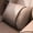 Brown, variant on Ergonomic Car Lumbar Support Pillow - S-Curve Napa Leather Cushion for Neck, Waist & Back Comfort, All-Season Breathable Design