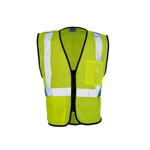 Kishigo Double-Pocket Zippered Economy Class 2 Vest