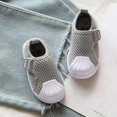 thumbnail image 4 of XEGLSBU Boys Shoes Size 13.5 Little Kid Children's Fashion Spring and Autumn Children's Board Shoes Comfortable Soft Sole Mesh Breathable Sports Shoes for Boys and Girls Grey Size 26, 4 of 9