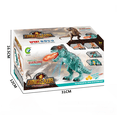 thumbnail image 3 of Juguete de simulación de dinosaurio tiranosaurio con proyección de luz eléctrica y pulverizador de huevos, 3 of 3