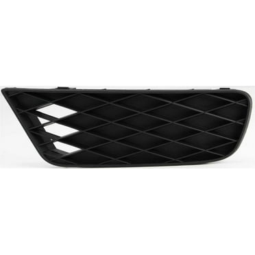 Fog Light Cover Compatible with 2009-2011 Honda Civic Left Driver Side, Lower, Outer Black