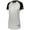 White & Black, variant on Russell R01X3X.132.XL Ladies Classic V-Neck Jersey, White & Black - Extra Large
