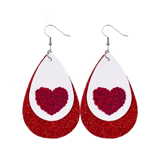 Qarigey Pendientes colgantes con estampado geométrico Popular, decoraciones de regalo de aniversario, múltiples estilos diarios, colgante para colgar Ropa, zapatos y accesorios Miscelánea tipo 5 5 Qarigey AP010058-05