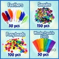 thumbnail image 3 of Suministros de manualidades FUNZBO para niños de 4 a 8 años, 1200 unidades o más, 3 of 7