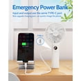thumbnail image 3 of Ventilador portátil con pilas SWEETFULL 5000 mAh con LED, 3 of 8