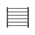 thumbnail image 4 of Towel Warmer 6 Bar Electric Heated Towel Rack Wall Mount Plug-in/Bath Towel Heater Matt-Black - Timer, 4 of 8
