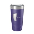 thumbnail image 1 of Vermont Tumbler Home State Travel Mug Insulated Laser Engraved Map Coffee Cup 20 oz Purple, 1 of 1