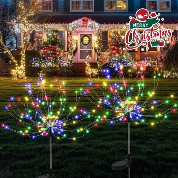 PURELY- Christmas Garden Lights Solar Outdoor String Lights Led Fairy Lights Waterproof