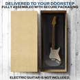 thumbnail image 5 of PENNZONI Electric Guitar Display Case, Clear Acrylic & Hardwood Cabinet, Golden Oak Finish, No Felt, 5 of 19