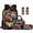 American Football, variant on Jeiento Axolotl 17 Inch Kids Backpack Set of 5 Cute Lightweight Breathable Girls School Bag with Lunch Bag, Pencil Case and Bookmarks for 9-12 Years Old