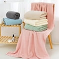 thumbnail image 3 of Large Bath Towel Coral Larger And Weight Faster Drying And Absorbent Oversized Bath Towel Textu Towels Extra Large Microfiber Towel Linen Bath Towels 24x48 Towel Thick Absorbent Bath Towels Bath, 3 of 3