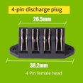 thumbnail image 2 of Splihome For Polly Battery Charging Plug 4Pin/5Pin Plug For Super 73 Battery Plug 4pin female, 2 of 8