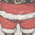 thumbnail image 4 of Yayeee Shower Curtain with Hooks 72"x72" Waterproof Fabric Bathroom Hanging Decor, Beige Christmas Santa, 4 of 5