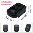 thumbnail image 2 of For Ma*kita 18V Li-ion Battery Converter, For Ein*hell 18V Li-ion Battery Tools MT18EIN Battery Adapter, Power Tool Accessories, 2 of 8