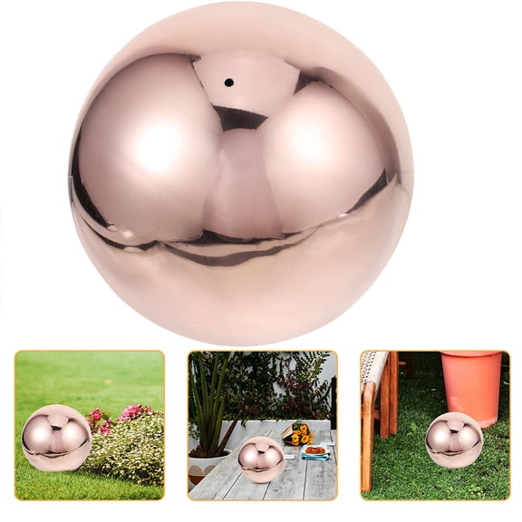HONMEET Outdoor Gazing Globe Set - Stainless Steel Garden Spheres for Yard, Patio, Lawn, and Home Decorative Accents
