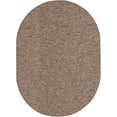 thumbnail image 1 of Furnish My Place Outdoor Area Rug – 5 x 8 ft, Oval, Ivory Tan, Floor Rug for Patios, Garden, Decks, Wedding Tents| Home Decor Turf, 1 of 1