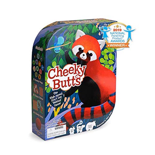 Juego de mesa Bananagrams Cheeky Butts para niños mayores de 6 años