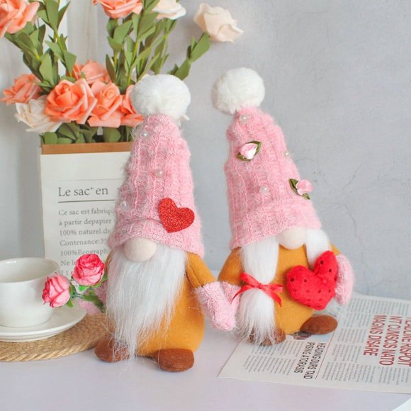 Set de muñecas sin rostro para el Día de la Madre | Muñeca de trapo de tela con estilo de bosque | Base de peso suave para el cuerpo de felpa | Detalles de lana | Decoración de regalo para el hogar