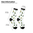 thumbnail image 2 of Honeii Cute Avocado Yoga Print Children's Colorful Socks,Unisex Kids and Toddlers' Cushioned Sock,Kids Athletic Crew Socks,for Everyday Wear and Sports, 2 of 5
