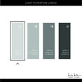 thumbnail image 4 of Nicole Miller Belfry Sheer Rod Pocket Top Curtain Panel Pair, 50x84, Snowflake, 4 of 7