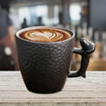 thumbnail image 1 of Ceramic Coffee Mugs 86ml Cappuccino Mug for Home Office Valentine's Day Gift black, 1 of 8