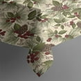 thumbnail image 3 of Beige Christmas Pine Cone Pattern Rectangle Tablecloth 60"x84",Waterproof Polyester Rectangle Table Cloth, Wipeable Spillproof Polyester Tablecloth for Dining, Camping, Indoor and Outdoor, 3 of 5