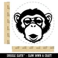 thumbnail image 2 of Chimpanzee Primate Ape Self-Inking Rubber Stamp Ink Stamper - Black Ink - Large 1-1/2 Inch, 2 of 7