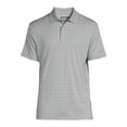 thumbnail image 5 of Ben Hogan Men's & Big Men's Textured Windowpane Golf Polo Shirt, Size S-5XL, 5 of 5