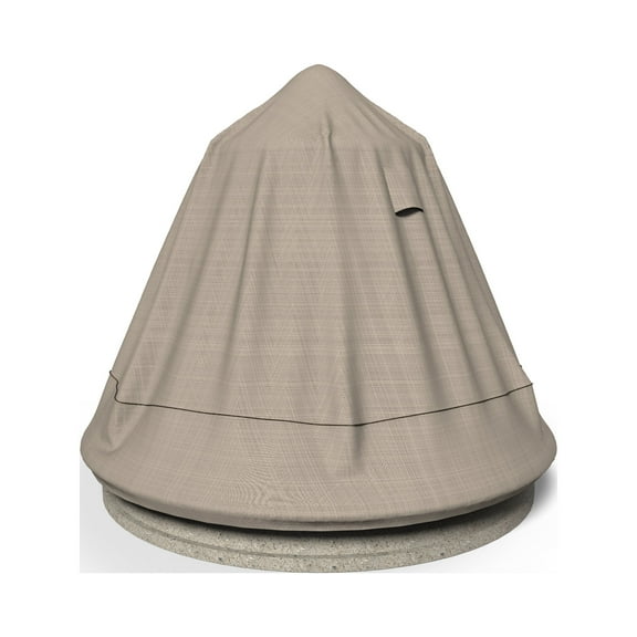 Budge 48" High Brown / Beige Patio Outdoor Fountain Cover, English Garden