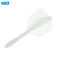 thumbnail image 3 of Uxcell Integrated Dart Shaft Flights, 9 Pack Durable Dart Flight Set, Clear, 3 of 5